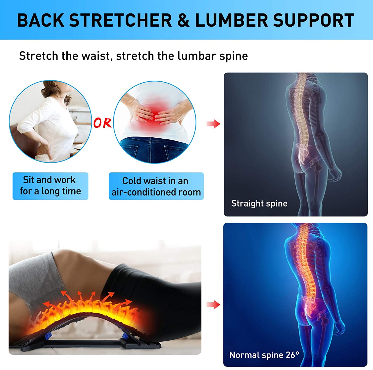 Magnet Massage Set Up Benches  - Posture Corrector Back 评论和价格