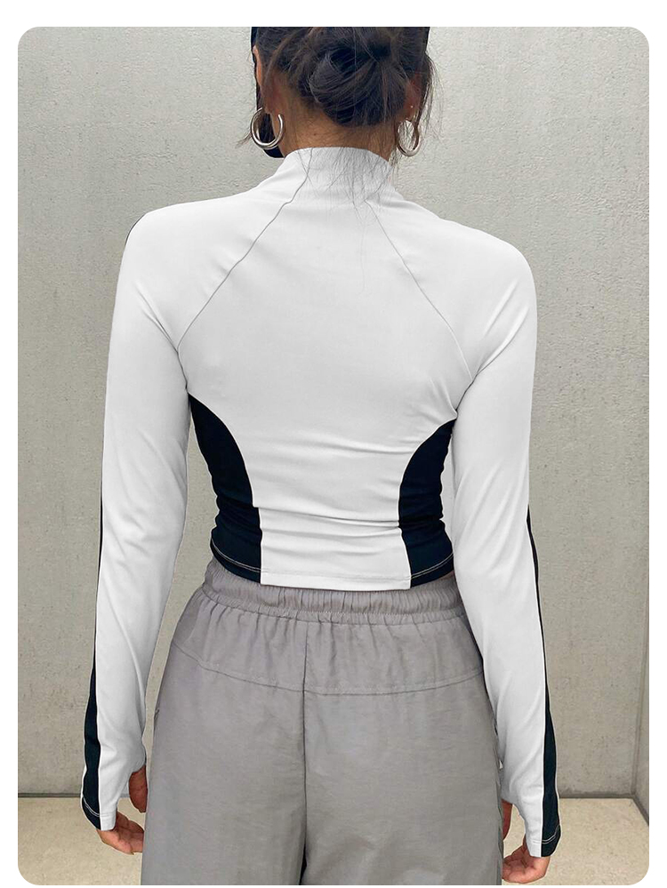 Yoga Clothes Stand Up Collar J - Yoga Of Fitness 评论和价格