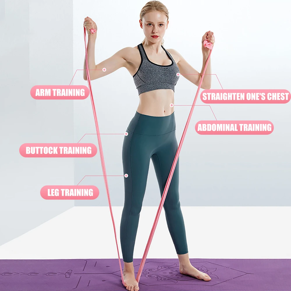 Length 200cm Yoga Pilates Stre - Yoga Fitness Resistance Band 评论和价格
