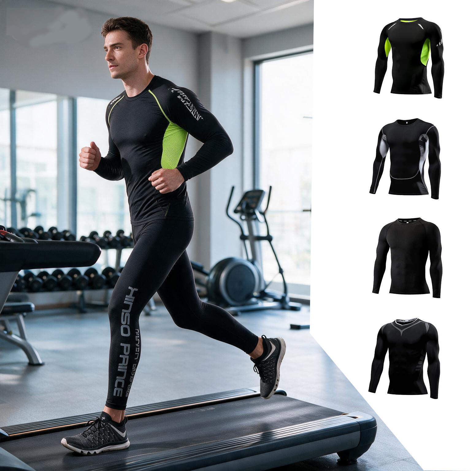2026 Men Compression Sportswea - Yoga Fitness Training 评论和价格