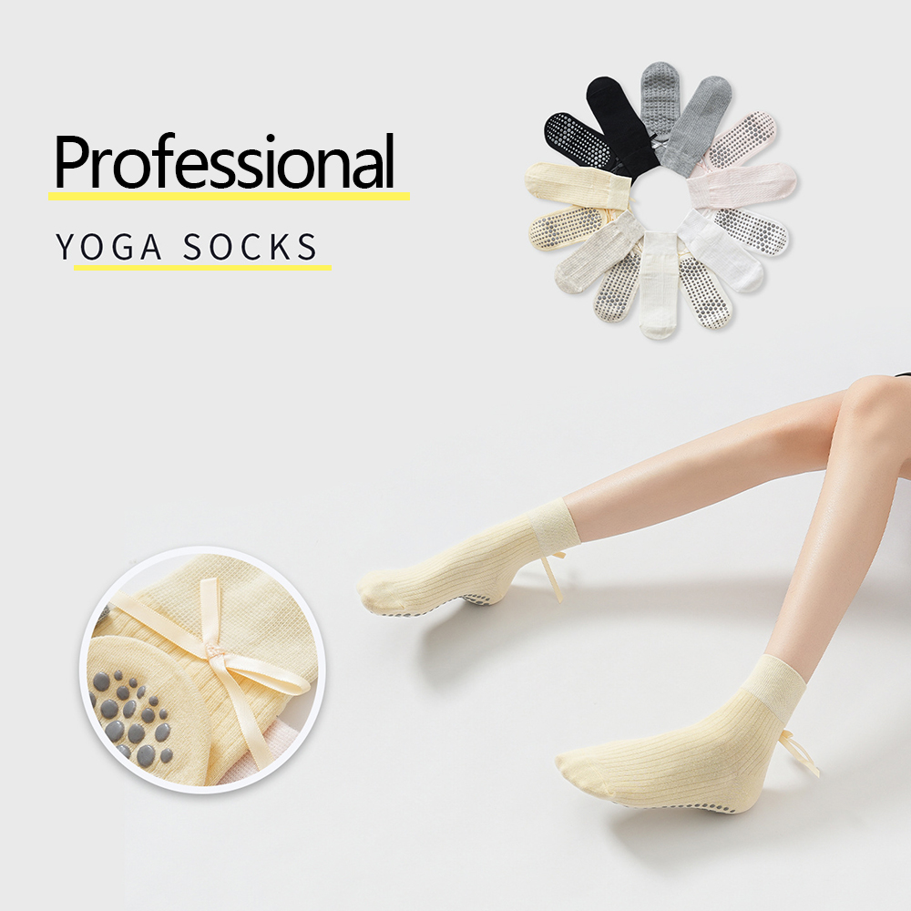 Cute Bowknot Yoga Socks Girls  - Yoga Of Fitness 评论和价格